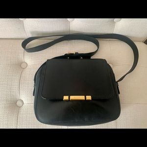 BALLY VINTAGE CROSSBODY BLACK BAG